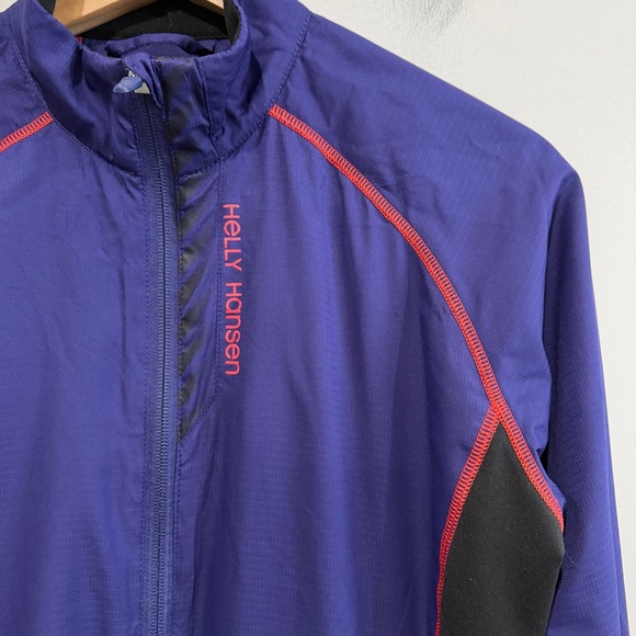 HELLY HANSEN Purple Training Windbreaker Lightweight Active Women’s Size Medium - Picture 2 of 11